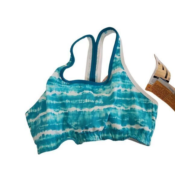 Athleta XtraLife Meryl Actisystem Ultraviolet Protection Swim Top M Tennis - Picture 1 of 12